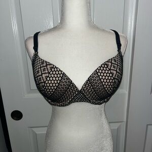 Victoria's Secret Black Mesh Bra